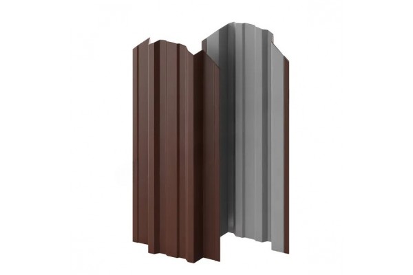 Штакетник металлический МП TRAPEZE-T 16,5х118 0.4мм о-образный